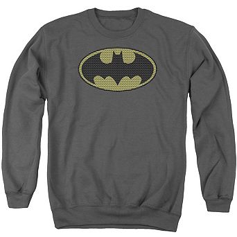 Batman Little Logos Adult Crewneck Sweatshirt