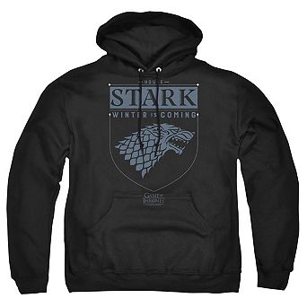 Game Of Thrones House Stark Sigil Adult Pull Over Hoodie