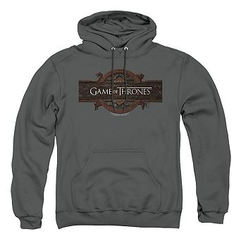 Game Of Thrones Title Sequence Logo Adult Pull Over Hoodie