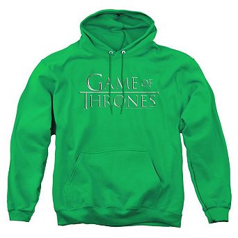 Game Of Thrones Chrome Logo Adult Pull Over Hoodie