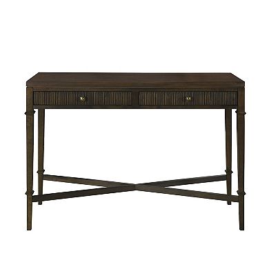 Martha Stewart Kenna Fluted 2-Drawer Storage Console Table