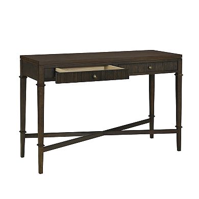 Martha Stewart Kenna Fluted 2-Drawer Storage Console Table