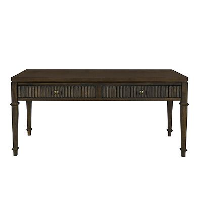 Martha Stewart Kenna Fluted 2-Drawer Coffee Table