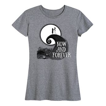 Disney's The Nightmare Before Christmas Women's Now And Forever Graphic Tee