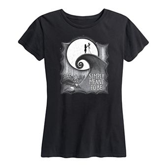 Disney's The Nightmare Before Christmas Women's Simply Meant To Be Graphic Tee