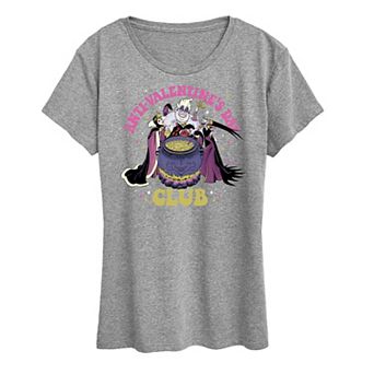 Disney's The Little Mermaid Ursula Women's Anti Valentine's Graphic Tee
