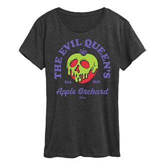 Disney's Snow White and the Seven Dwarfs Evil Queen Women's Apple Orchard Graphic Tee