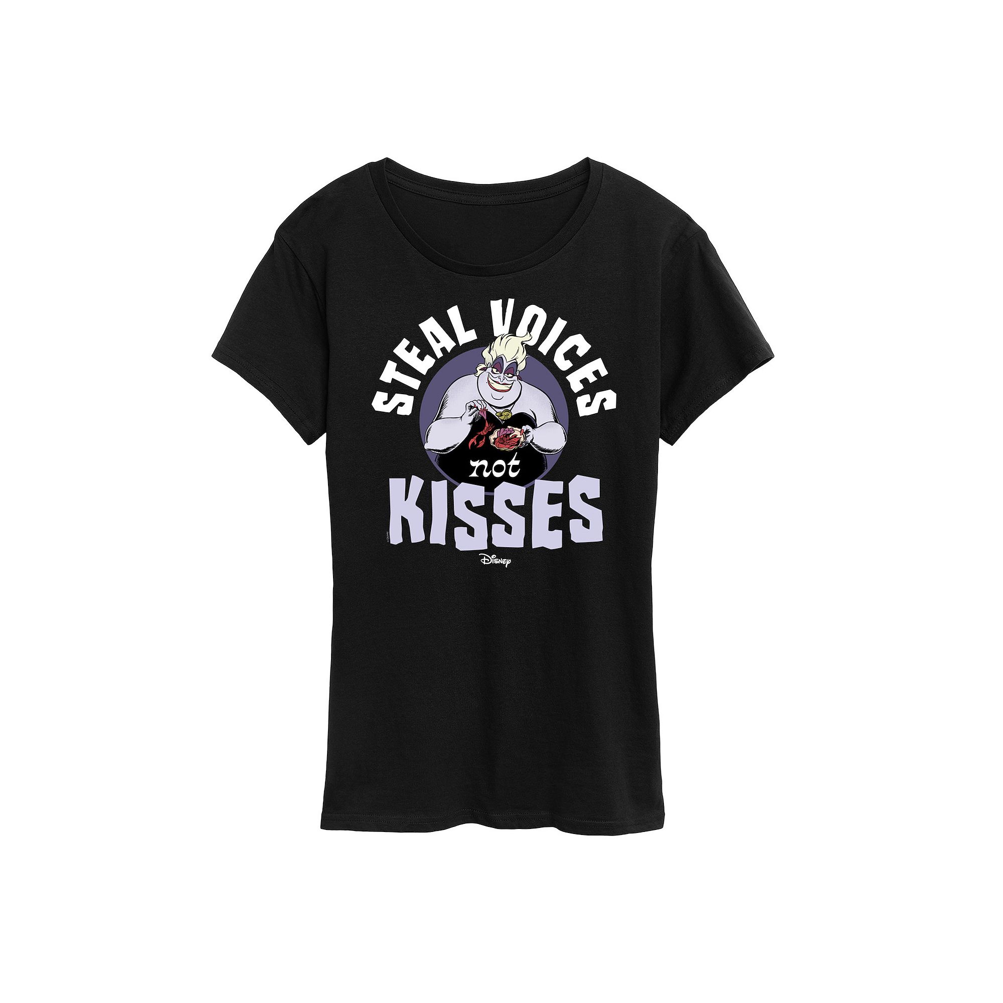 Disneys The Little Mermaid Urusla Womens Steal Voices Graphic Tee, Size: 