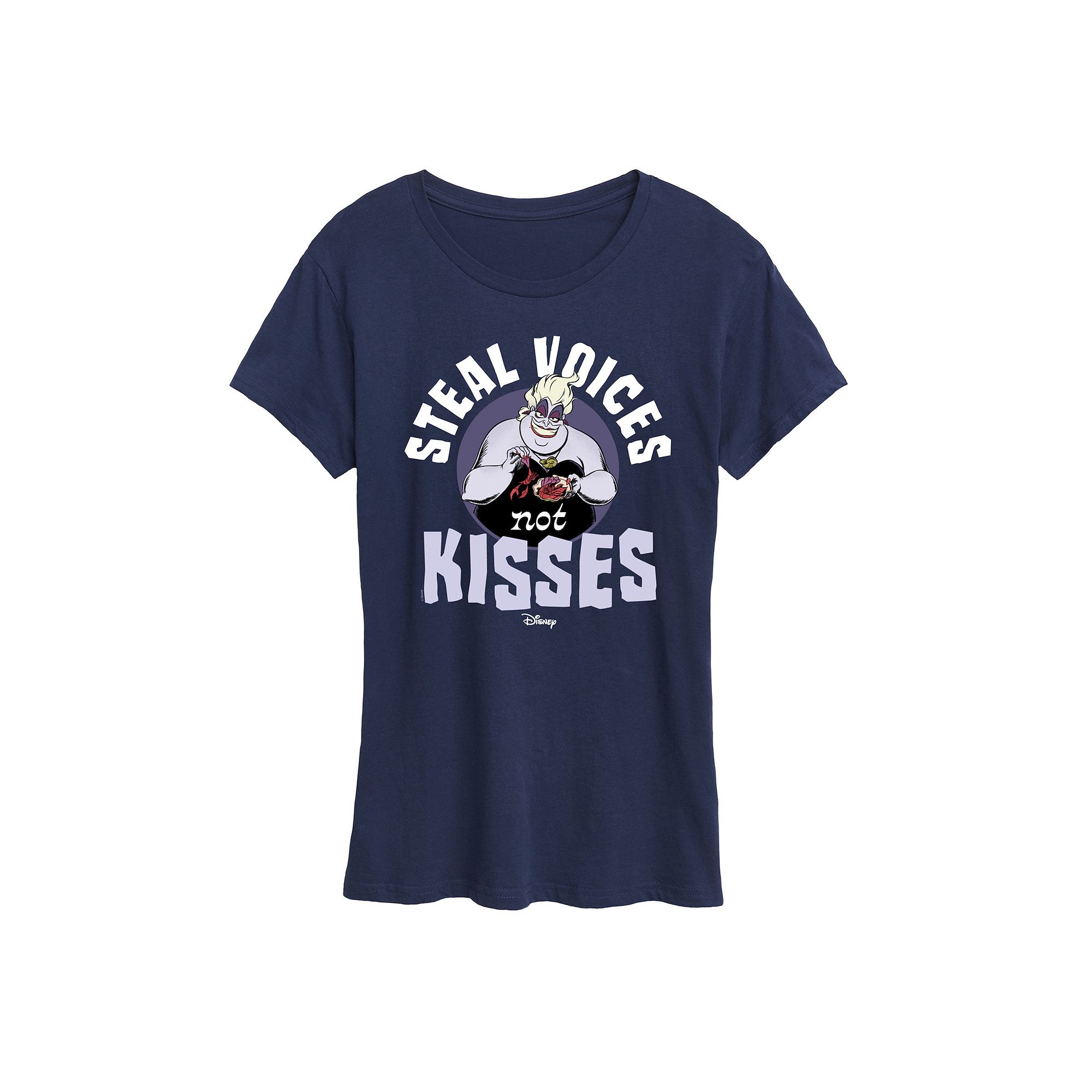 Disneys The Little Mermaid Urusla Womens Steal Voices Graphic Tee, Size: 