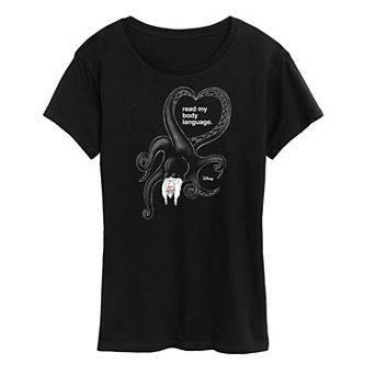 Disney's The Little Mermaid Ursula Women's Body Language Graphic Tee