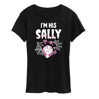 Disney's The Nightmare Before Christmas Women's I'm His Sally Graphic Tee