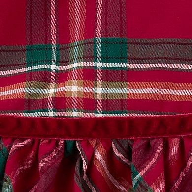 Baby Girl Carter's Plaid Sateen Holiday Dress