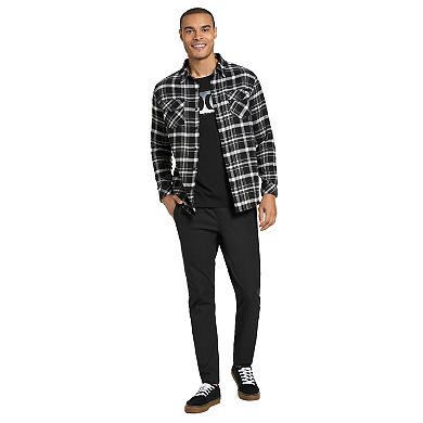 Men's Hurley Long Sleeve Button Down Flannel