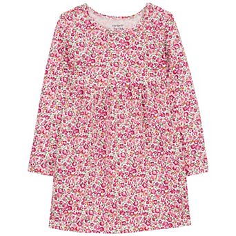 Toddler Girl Carter's Floral Jersey Dress