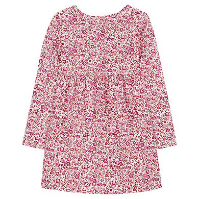 Toddler Girl Carter's Floral Jersey Dress