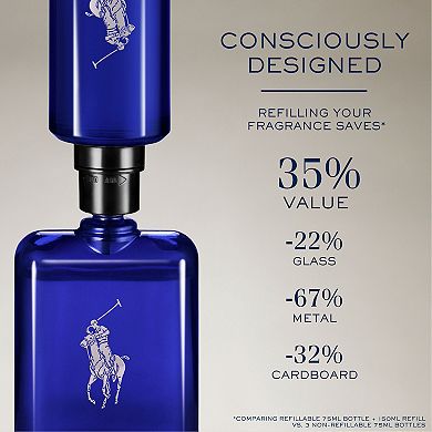 Ralph Lauren Polo Blue Eau de Toilette 3-Piece Gift Set