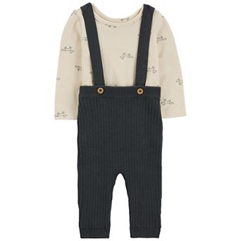 Baby Boy Carter's 2 pc Bodysuit & Sweater Coveralls Set