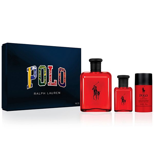 Ralph Lauren Polo Red Eau de Toilette 3-Piece Gift Set