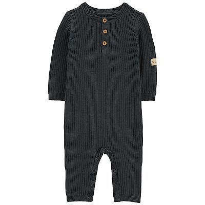 Baby Boy Carter's Button Down Sweater Jumpsuit