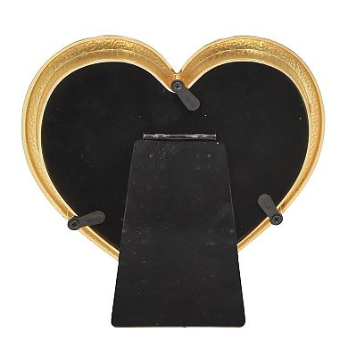 Belle Maison 4" x 4" Gold Heart Tabletop Frame
