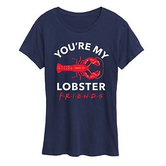 Women's Friends You're My Lobster Graphic Tee
