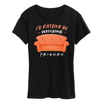 Women's Friends I'd Rather Be Watching Graphic Tee