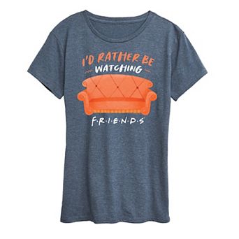Women's Friends I'd Rather Be Watching Graphic Tee
