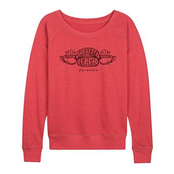 Women's Friends Central Perk Logo French Terry Long Sleeve Tee
