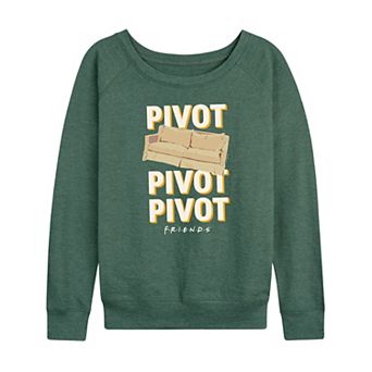 Women's Friends Pivot Couch French Terry Long Sleeve Tee