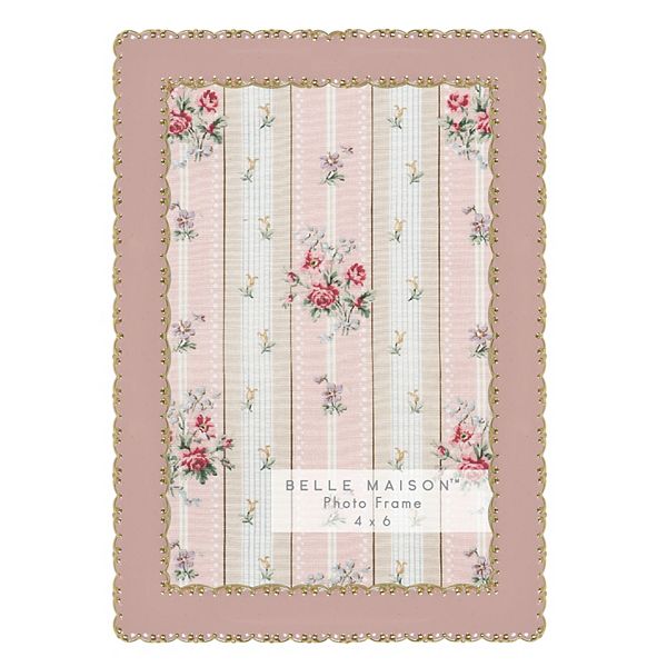 Belle Maison 4" x 6" Pink Tabletop Frame - Pink Gold