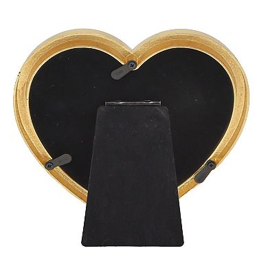 Belle Maison 4" x 4" Gold Heart Tabletop Frame