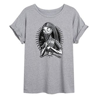 Disney's Nightmare Before Christmas Sally Juniors' Oversized Tee