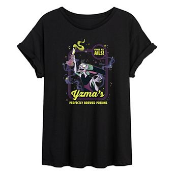 Disney's The Emperor's New Groove Yzma Juniors' Brewed Potions Oversized Tee