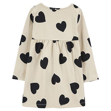 Toddler Girl Carter's Heart Jersey Dress