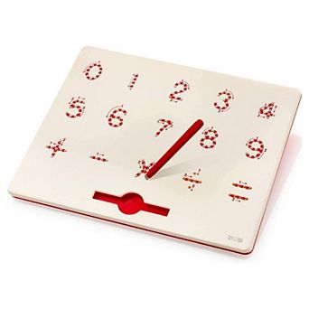 Magnetic 0-9 Doodle Board for Numbers Learning with 133 Slots Erasable Includes a Pen