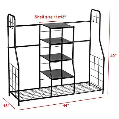 Golf Bag Organizer - Golf Equipment Organizer Holds up to Two Golf Bags