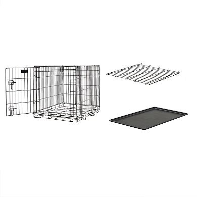 Friends Forever Single Door Folding Wire Dog Crate