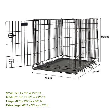 Friends Forever Single Door Folding Wire Dog Crate