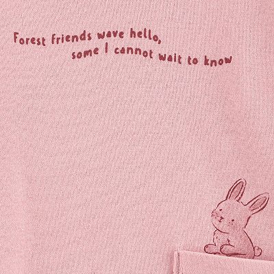 Baby Girl Carter's 3-Piece Forest Friends Bodysuit, Pocket Tee