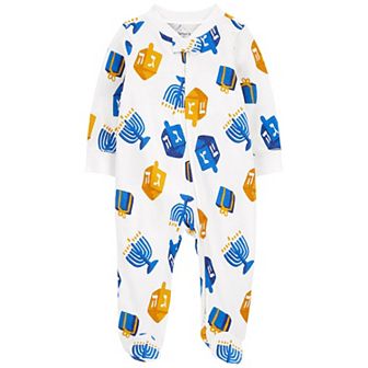 Baby Carter's Hanukkah 2-Way Zip Cotton Sleep & Play