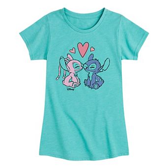 Disney's Lilo & Stitch Angel & Stitch Girls 7-16 Graphic Tee
