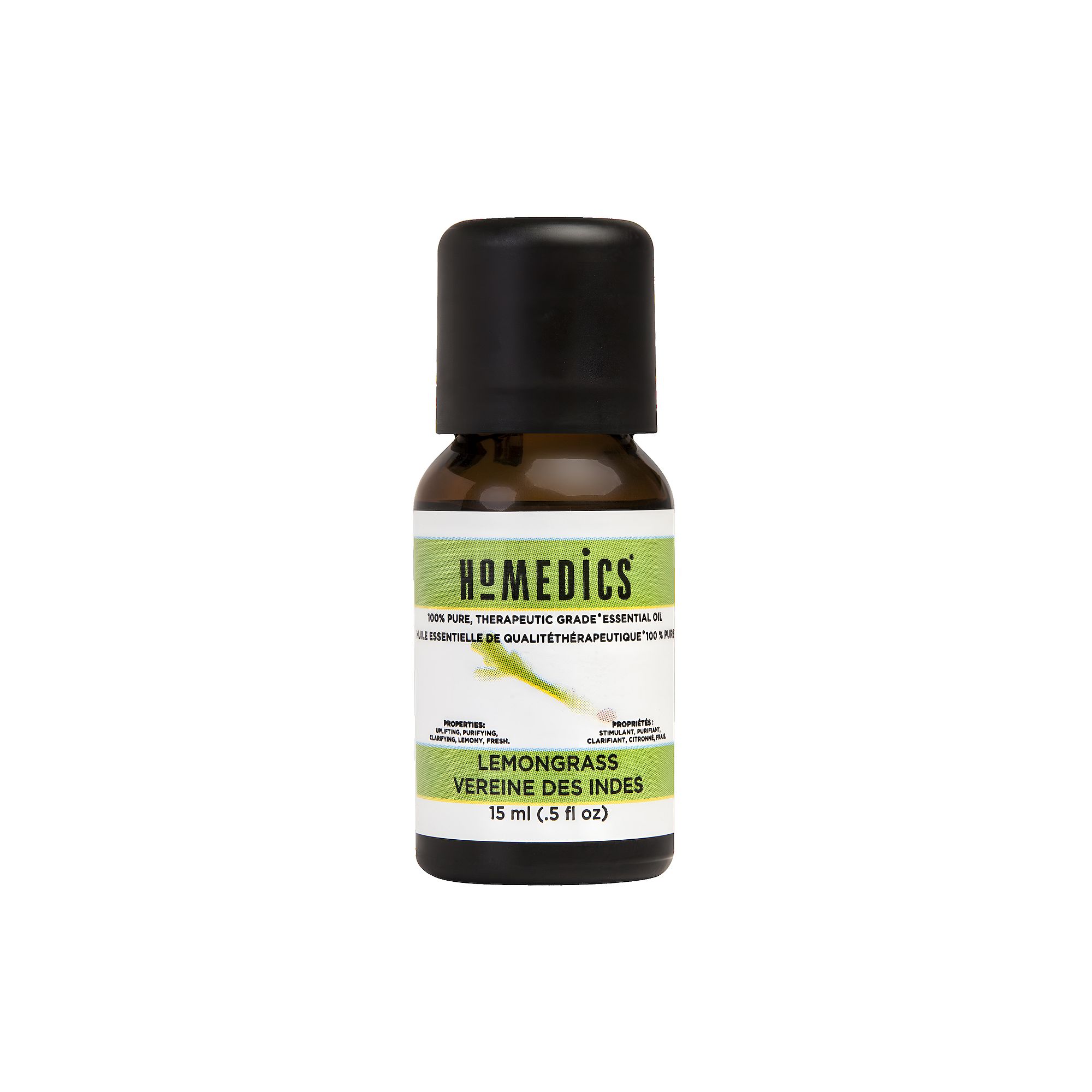 HoMedics 15 mL Lemongrass Essential Oil, None