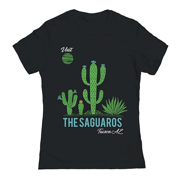 Junior's Visit The Saguaros 1 Womens Graphic Tee