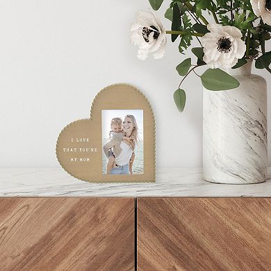 Belle Maison 4" x 6" My Mom Heart Frame Table Decor