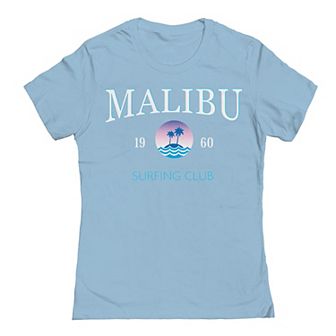 Junior's Surfing Club 1 Womens Graphic Tee