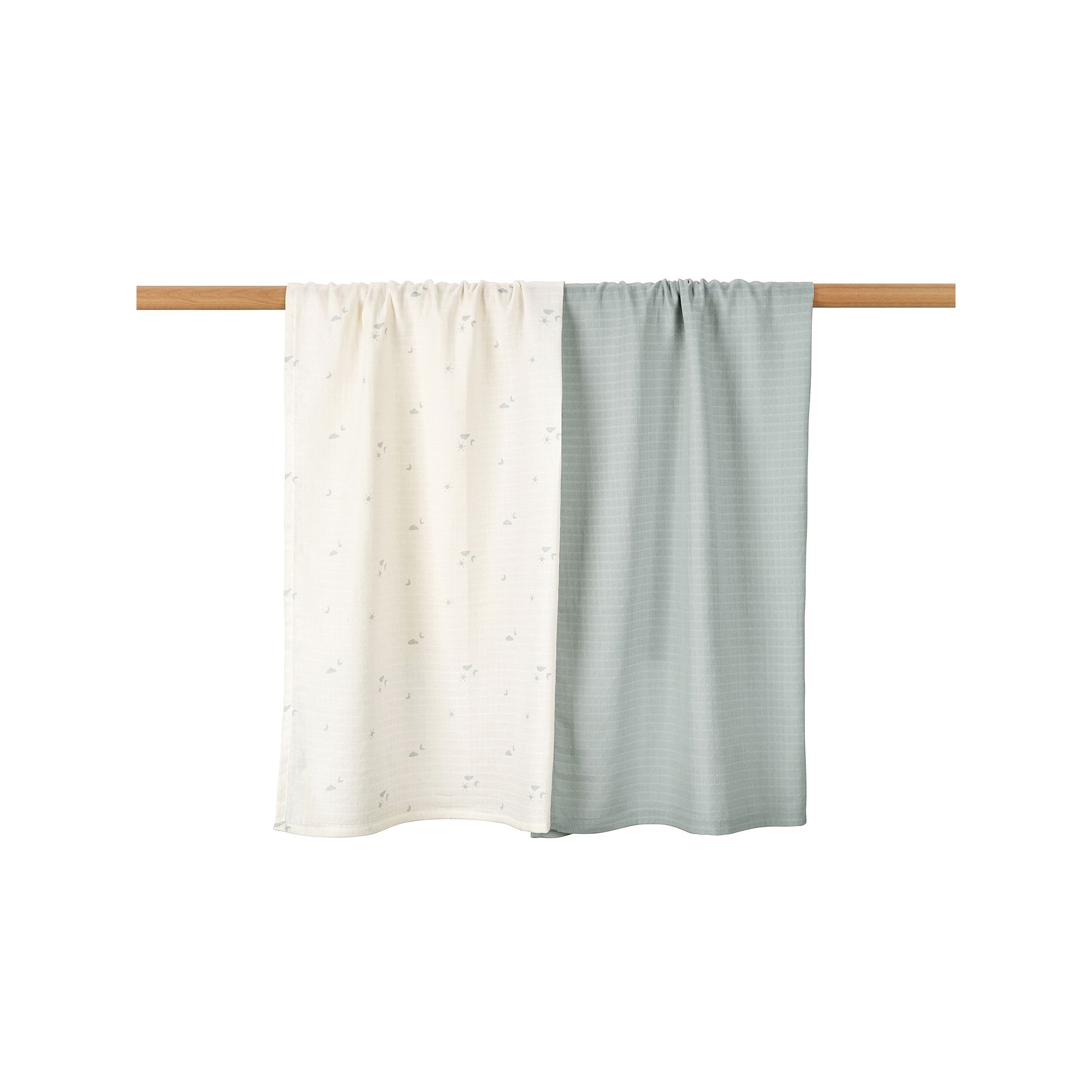 Baby Carters 2-Pack Swaddle Blankets, Blue