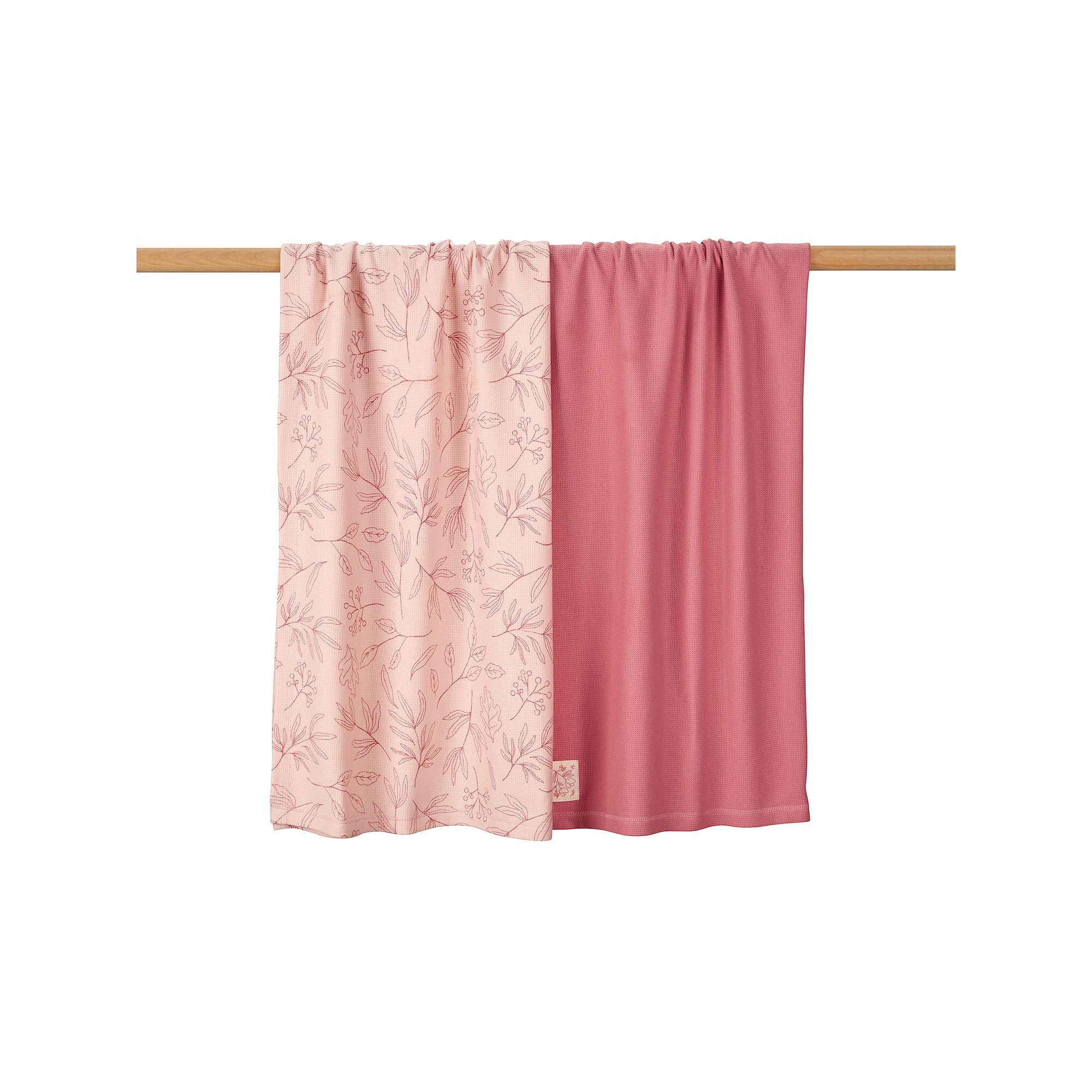 Baby Carters 2-Pack Swaddle Blanket Set, Pink