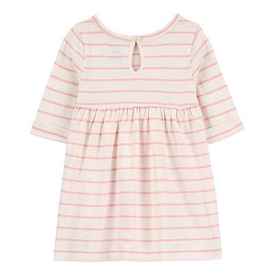 Carters striped shirt dress deals