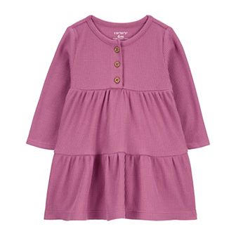 Baby Girl Carter's Tiered Thermal Dress