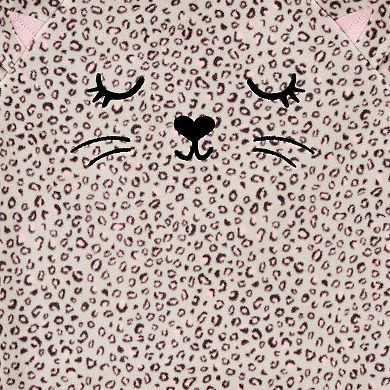 Toddler Girl Carter's Leopard Fleece Nightgown